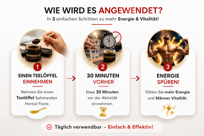 Sahmerdan Herbal Paste – Natürliche Energie & Männer Vitalität